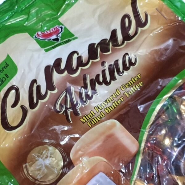 Caramel Adrina MInt Flavored Center Filled Butter Toffee center filed Toffee imported premium quality