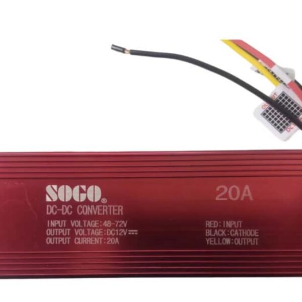 Solar SOGO 20A DC Converter 48-72V to 12V | High-Power Voltage Converter for Reliable Performance