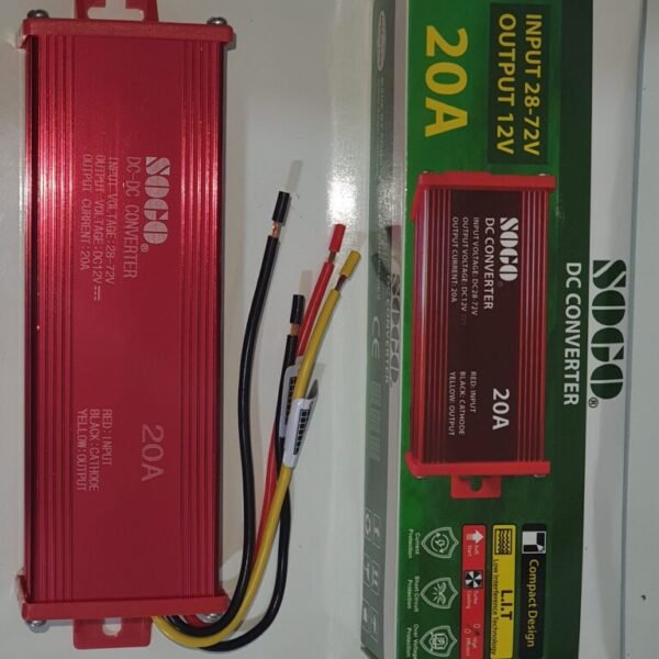 20A DC to DC converter Input 28v to 72v output 12v solar dc to dc converter 20A 